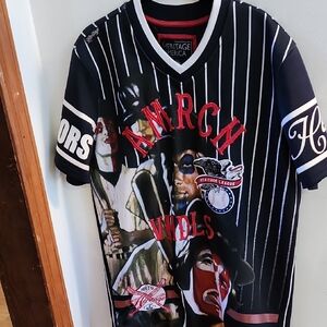 Heritage Black and White Graphic Men Jersey